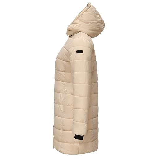 Women’s Water-Repellent Cotton Jacket with Detachable Hood Lapel Collar Autumn Winter Coat - Image 3