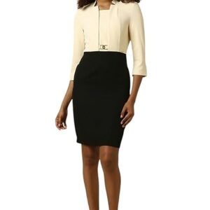 Women's Polyester Blend Modern Above The Knee Dress