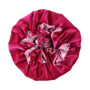 MERISHOPP Plush Hair Bonnet Winter Sleeping Caps High Elastic Band Durable Headwear Red|Clothing Shoes & Accessories|Womens Accessories|Hats