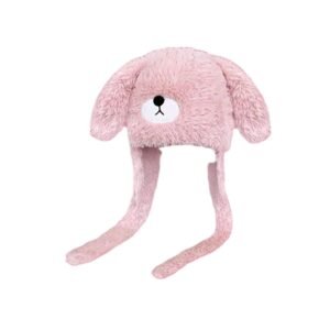 MERISHOPP Women Winter Hat Girls with Ear Flaps Skull Cap Cartoon Plush Hat Beanie Pink|Clothing Shoes & Accessories|Womens Accessories|Hats