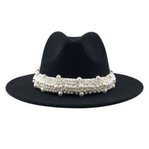 SECRET DESIRE Cashmere Fedora Hat Womens Wide Brim Jazz Cap Bowler Hat Dress Hats Black|Clothing Shoes & Accessories|Womens Accessories|Hats