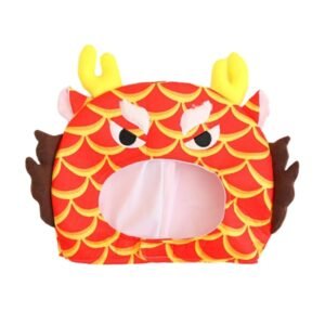 SECRET DESIRE Dragon Cartoon Plush Hat Cap Headdress for Holiday Party Costume Accessories