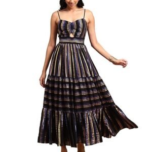 Black Striped Dress